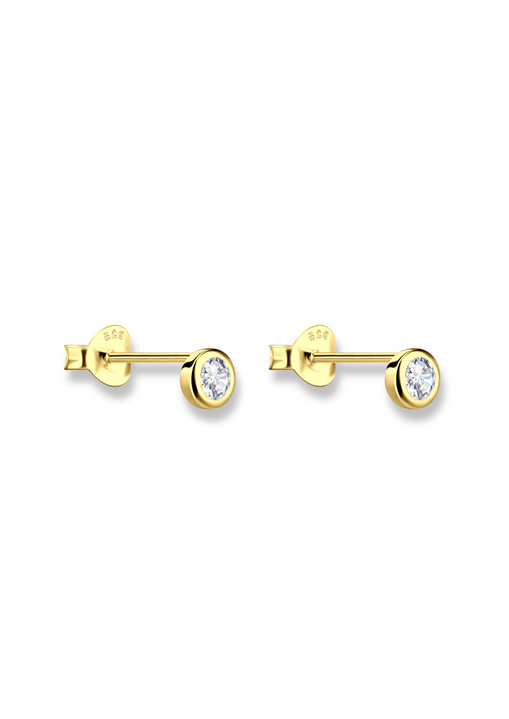 The Fairy Light 14ct Gold Vermeil Stud Earrings