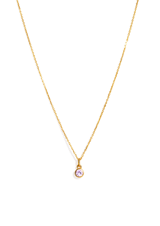 The Baby Fête Light Amethyst Gold Vermeil Pendant