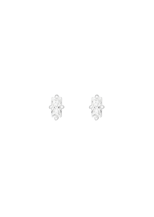 The Amour Silver Stud Earrings