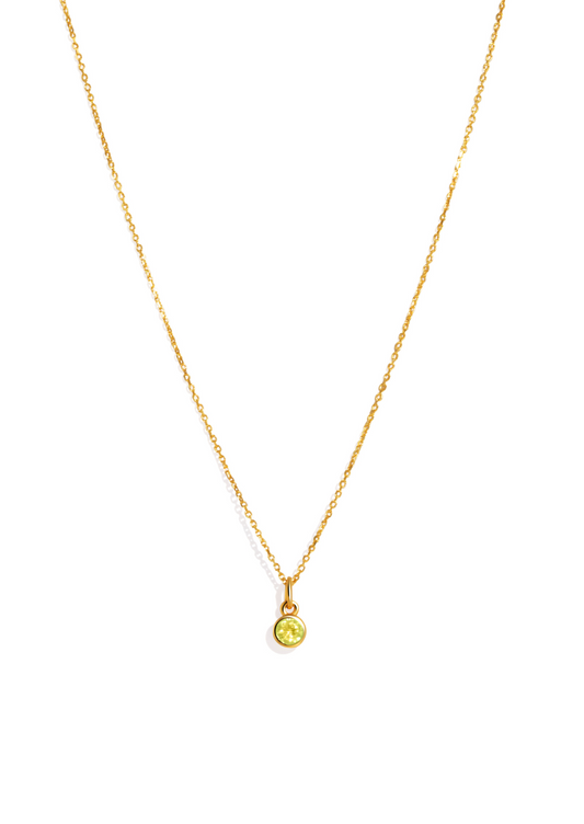 The Baby Fête Citrine Gold Vermeil Pendant