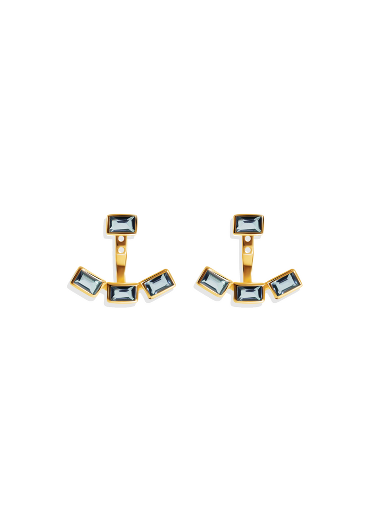 The Neptune Iolite 18ct Gold Vermeil Ear Jackets