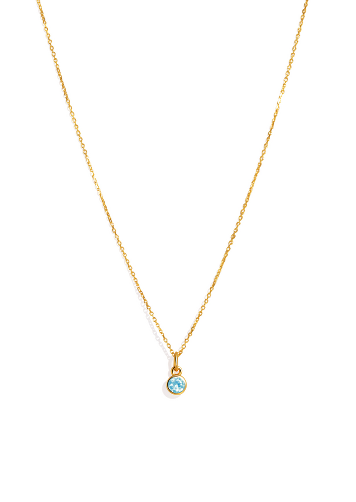 The Baby Fête Aquamarine Gold Vermeil Pendant