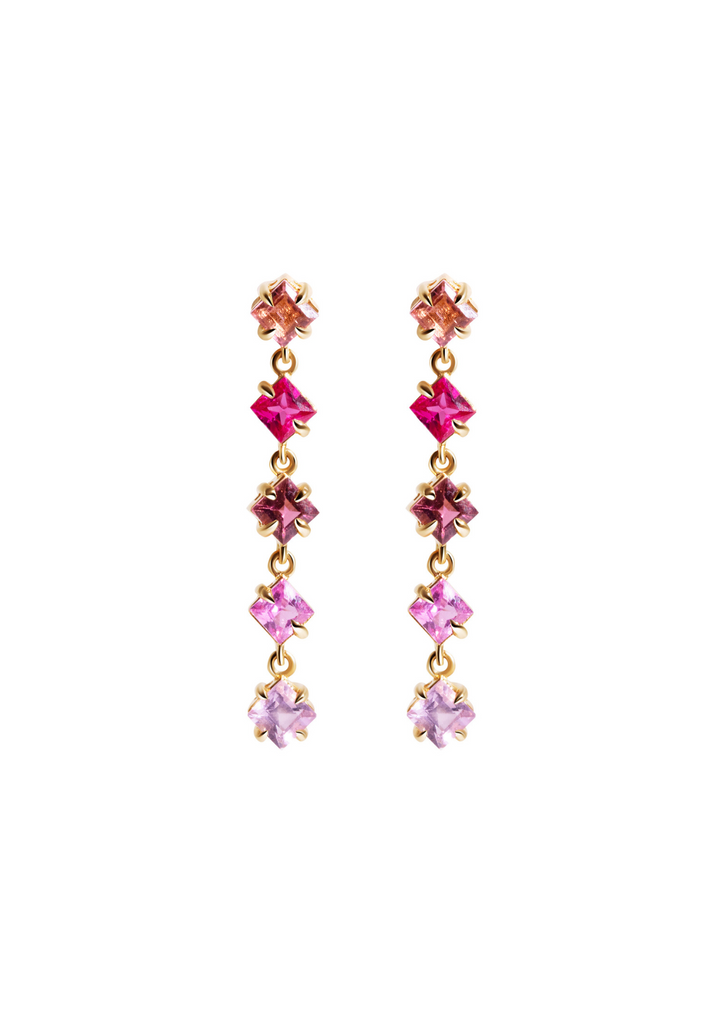 The Rosco Five 9ct Solid Gold Drop Earrings