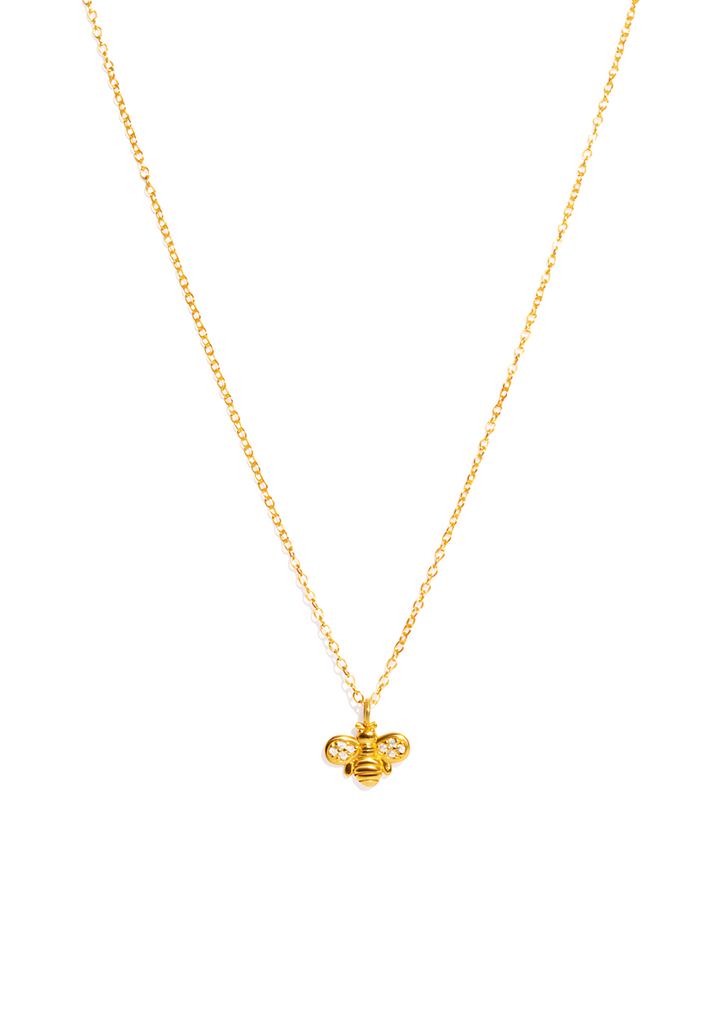 The Honey Bee 14ct Gold Vermeil Pendant Necklace