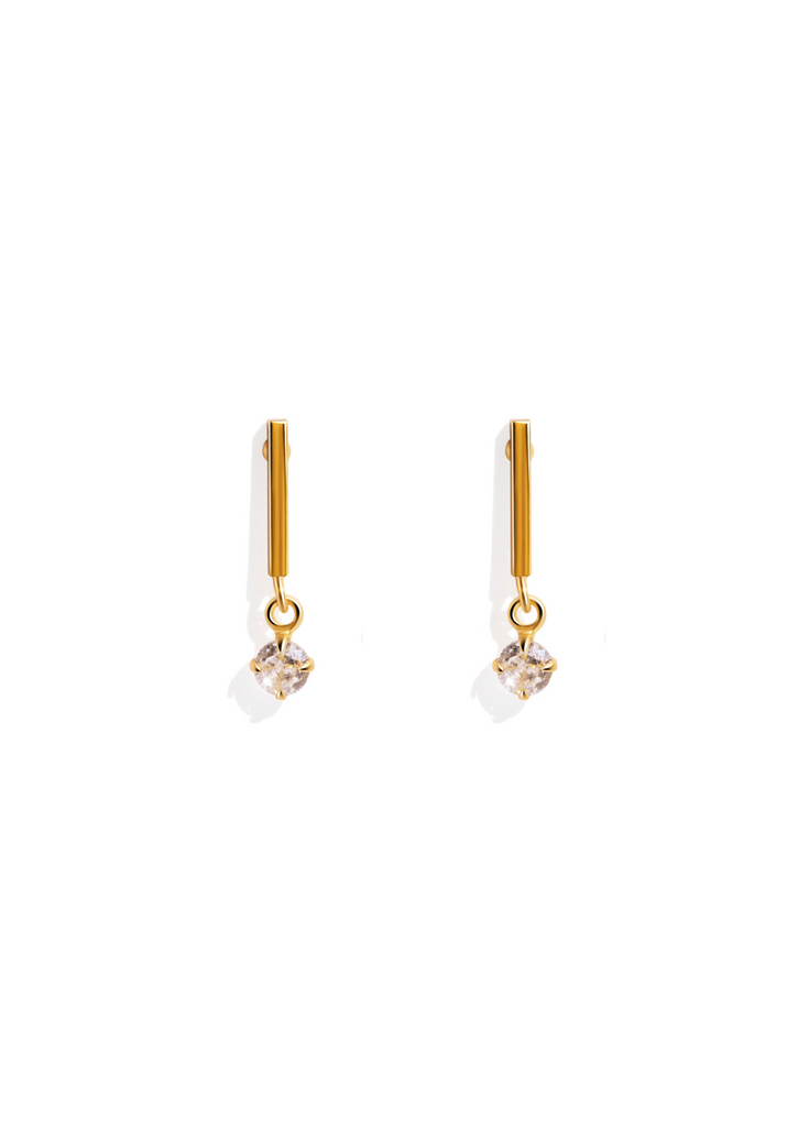 The Prose Gold Vermeil Drop Stud Earrings