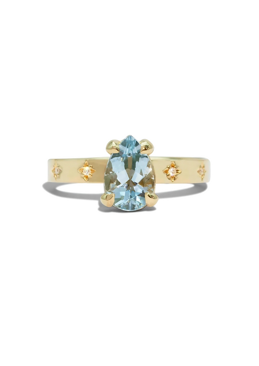 The Stella Ring with 1.14ct Aquamarine