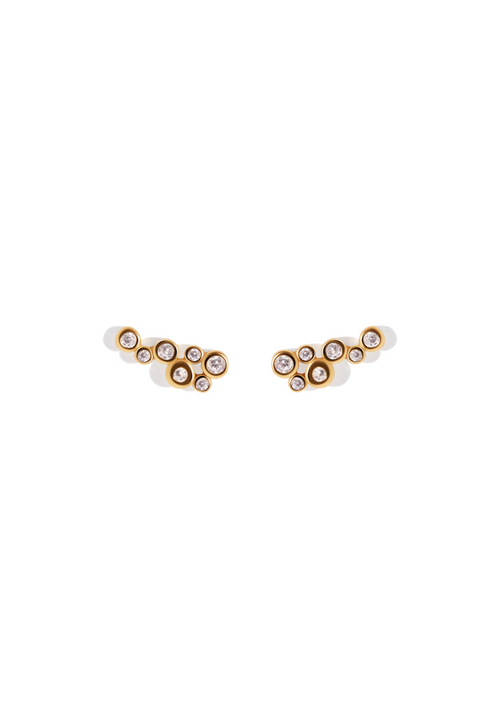 The Perlage 18ct Gold Vermeil Stud Earrings