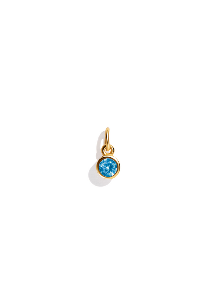 The Baby Fête Blue Topaz Gold Vermeil Pendant