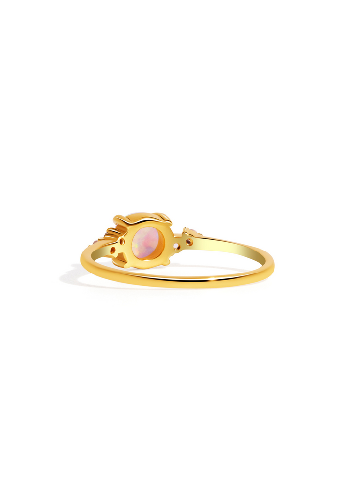 The Wishful Opal 18ct Gold Vermeil Cluster Ring