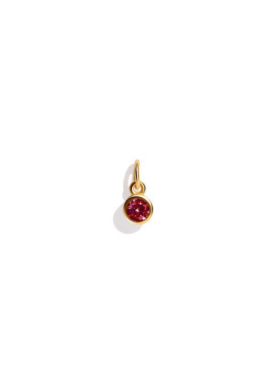 The Baby Fête Garnet Gold Vermeil Pendant