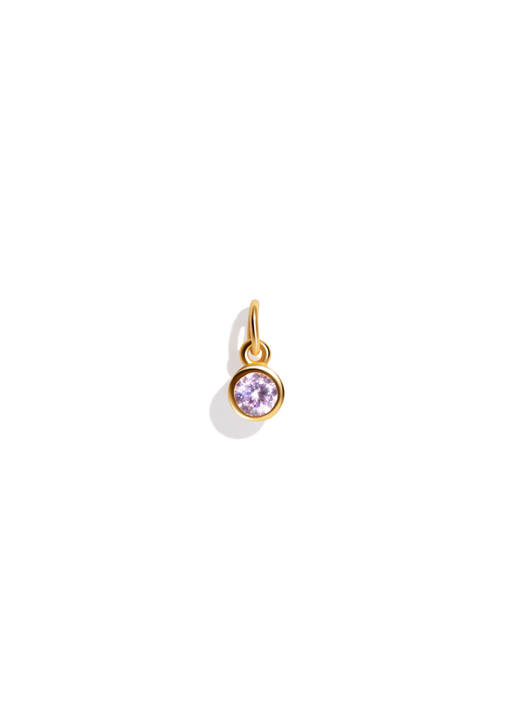 The Baby Fête Light Amethyst Gold Vermeil Pendant