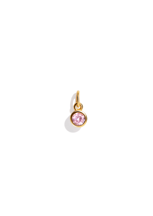 The Baby Fête Pink Tourmaline Gold Vermeil Pendant