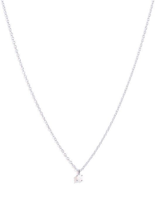 The Daydream Opal Silver Necklace