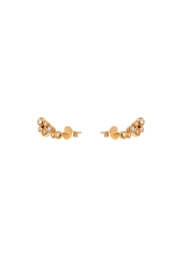 The Perlage 18ct Gold Vermeil Stud Earrings