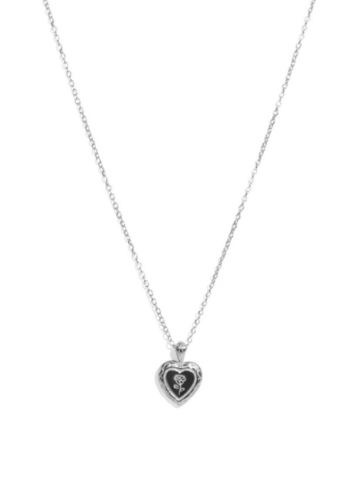 The Secret Heart Silver Pendant Necklace