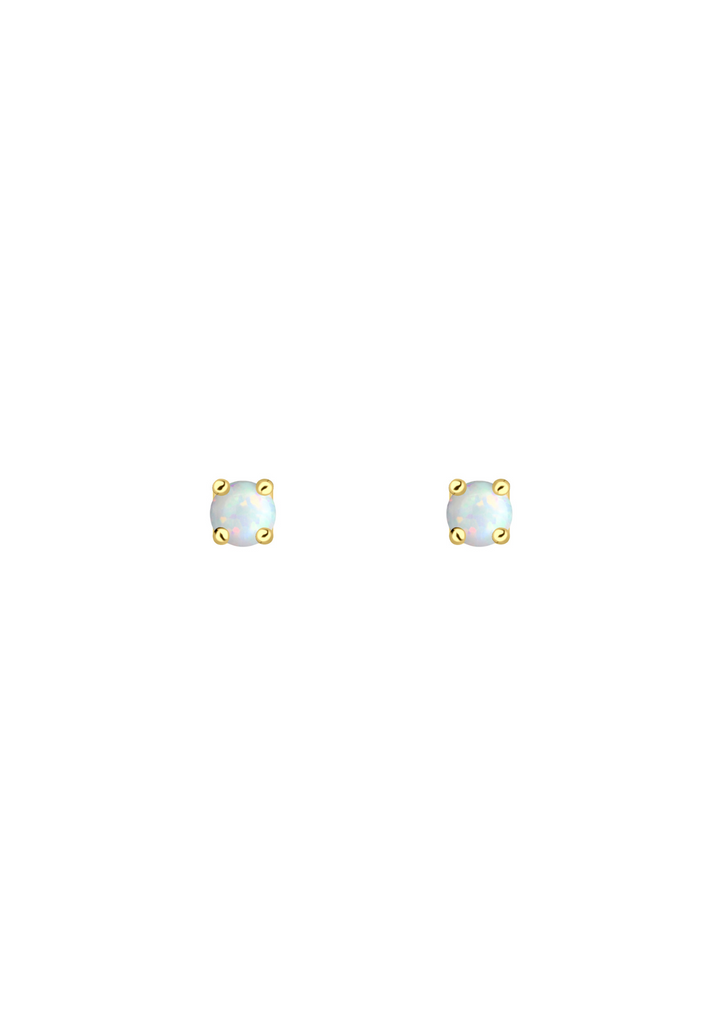 The Daydream Opal 14ct Gold Vermeil Stud Earrings