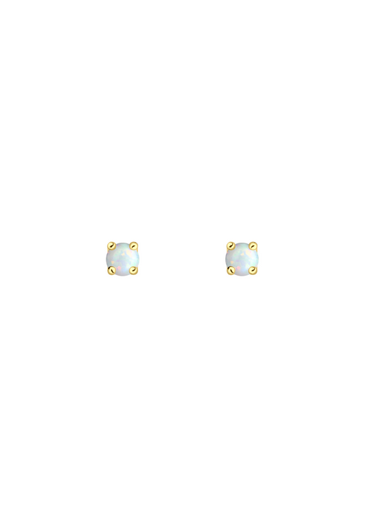 The Daydream Opal 14ct Gold Vermeil Stud Earrings