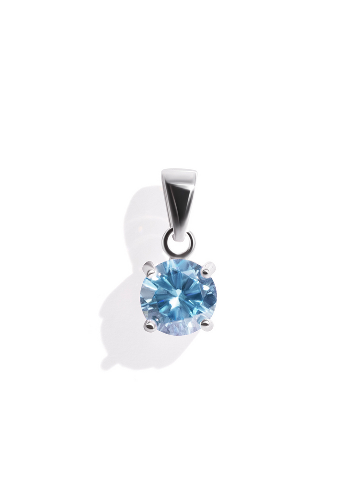 The Grande Fête Aquamarine Silver Pendant