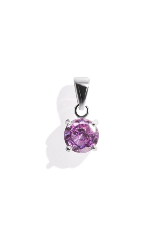 The Grande Fête Light Amethyst Silver Pendant