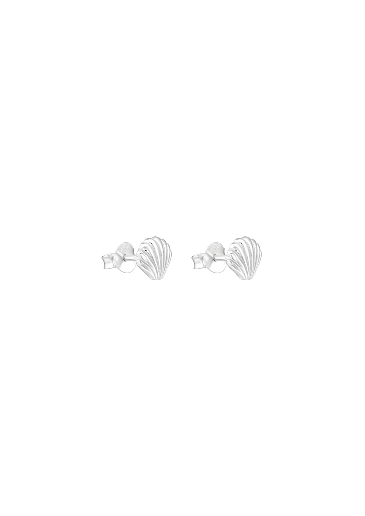 The Seashell Silver Stud Earrings