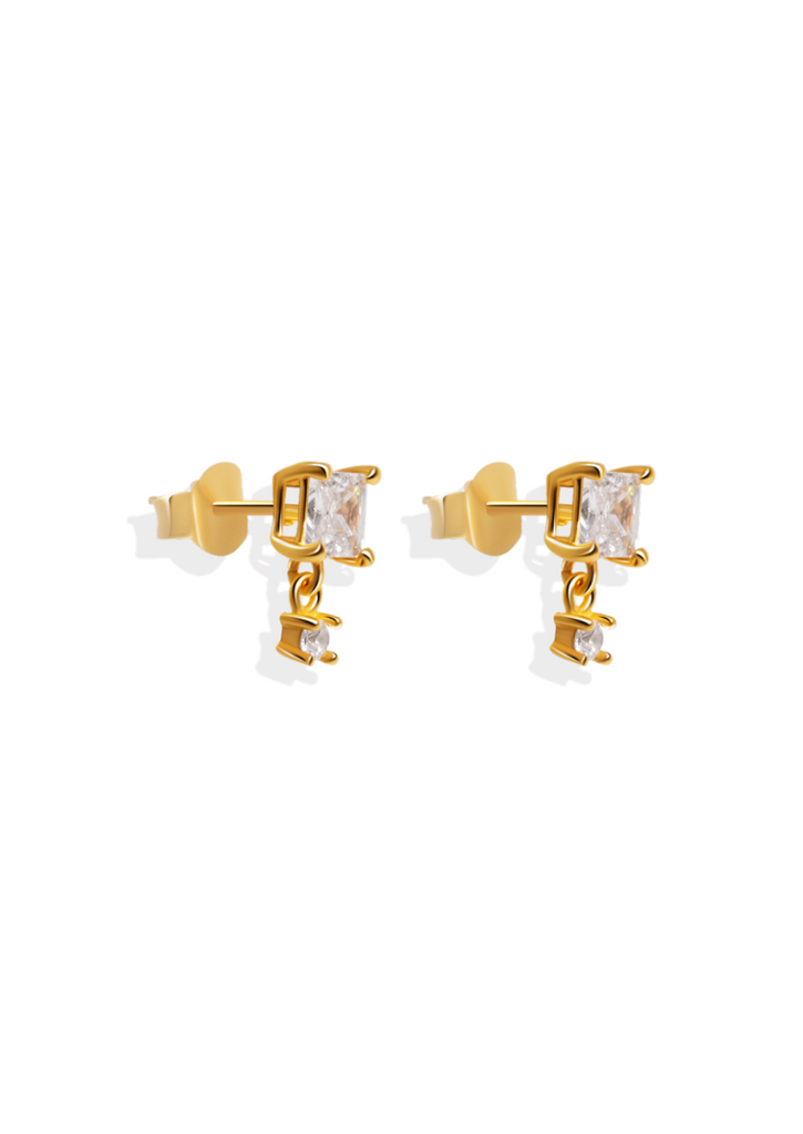 The Flare Gold Vermeil Drop Earrings