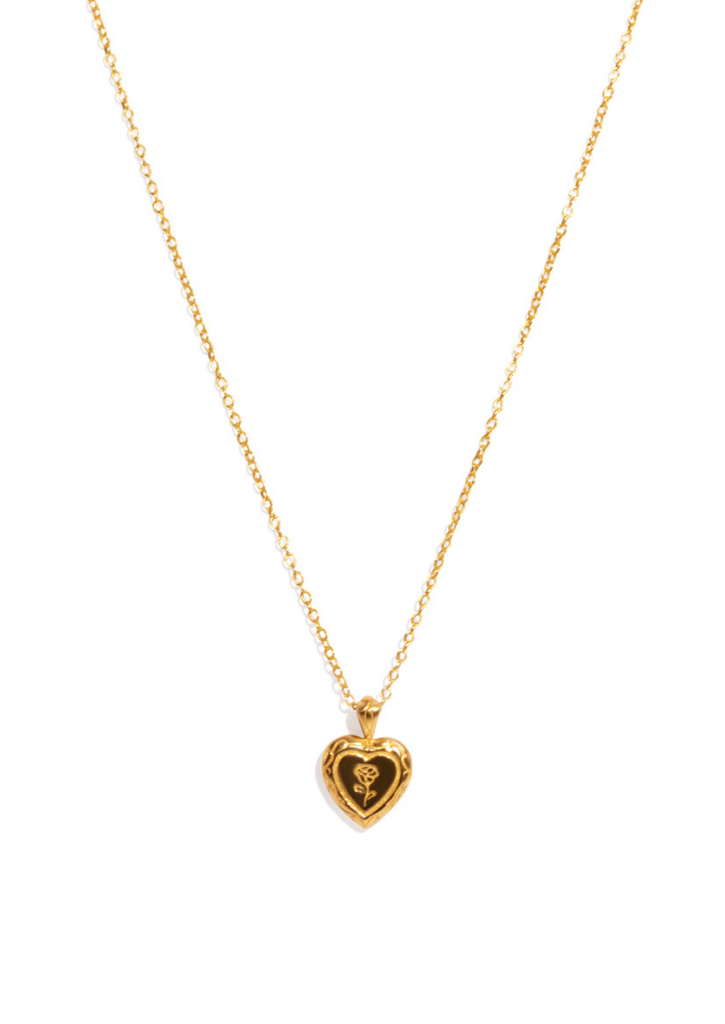 The Secret Heart 14ct Gold Vermeil Pendant Necklace