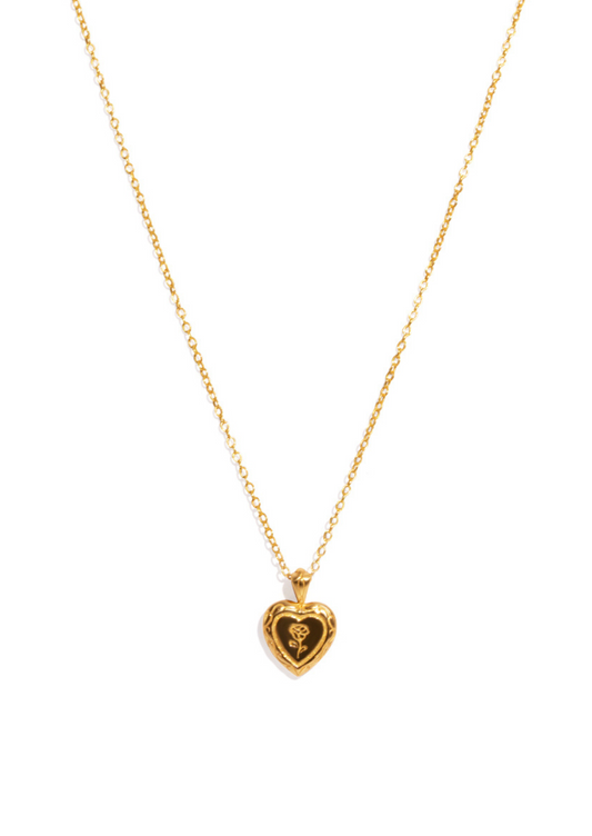 The Secret Heart Gold Vermeil Pendant Necklace