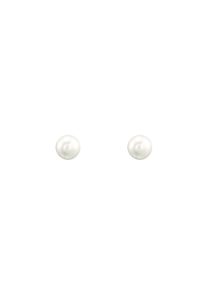 The Siren Pearl Gold Vermeil Stud Earrings (6mm)