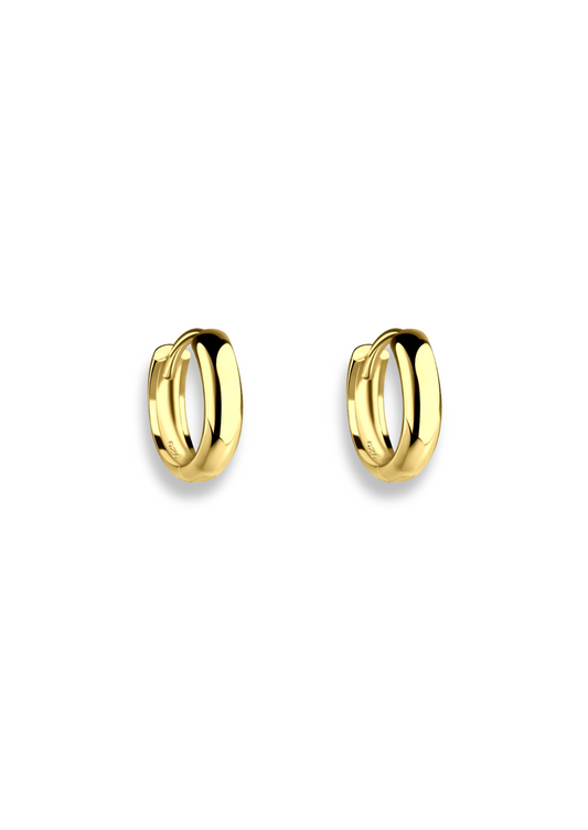 The Shimmer 14ct Gold Vermeil Hoop Earrings