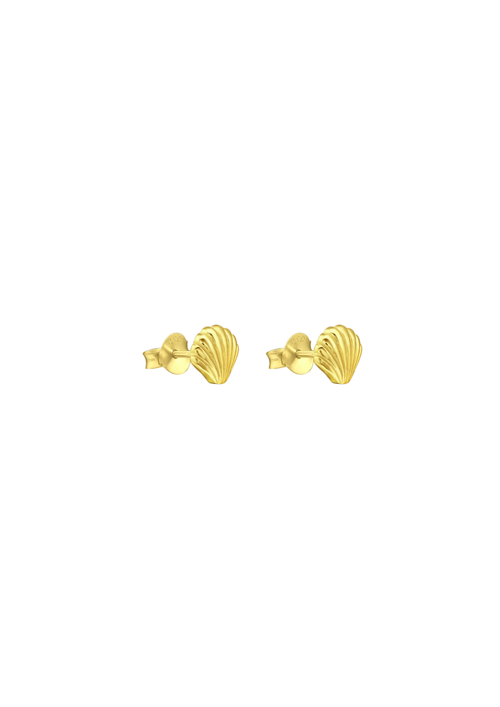 The Seashell Gold Vermeil Stud Earring