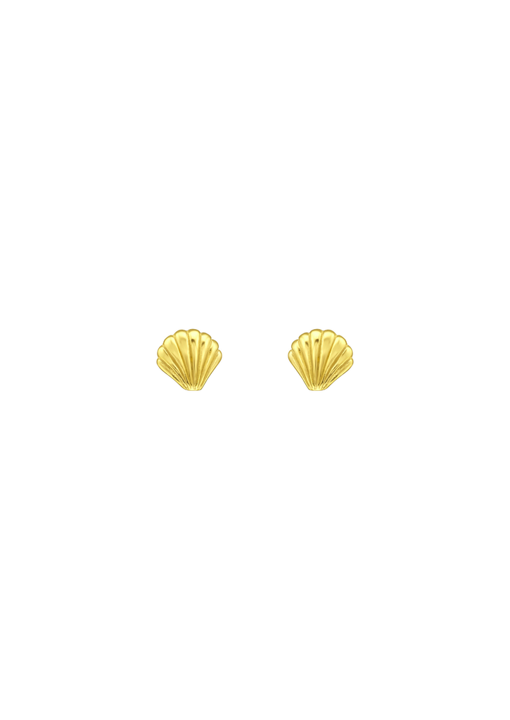 The Seashell Gold Vermeil Stud Earring