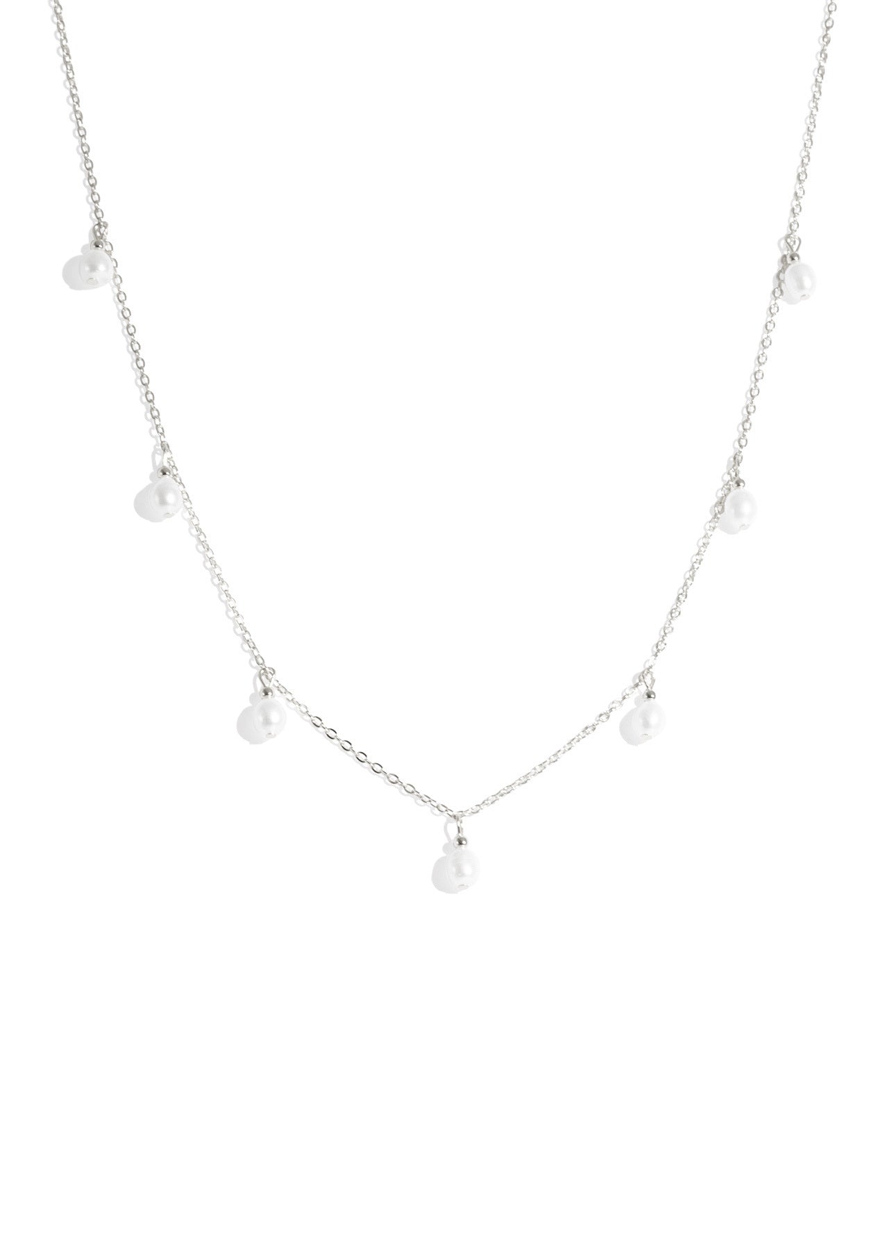 The Sunbeam Pearl Silver Necklace – Molten Store