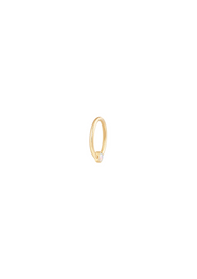 The Dreamweave Side Opal 14ct Solid Gold Huggie Earring (Single)