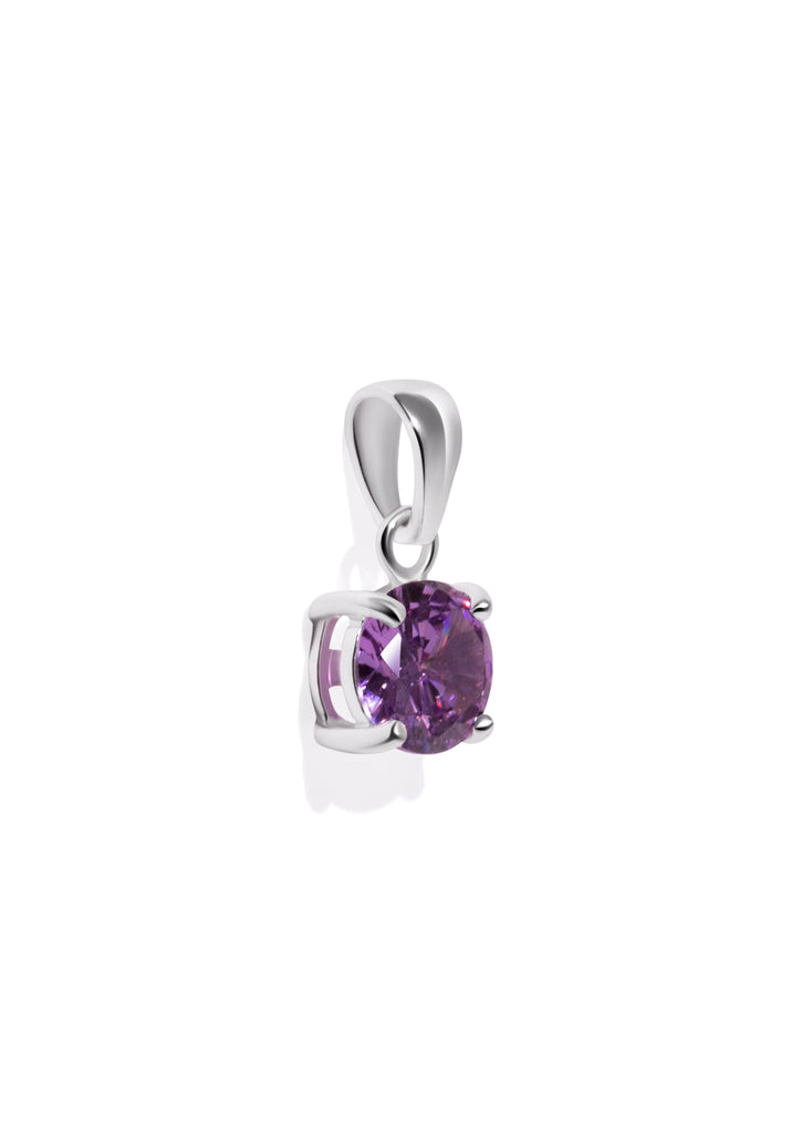 The Grande Fête Amethyst Silver Pendant