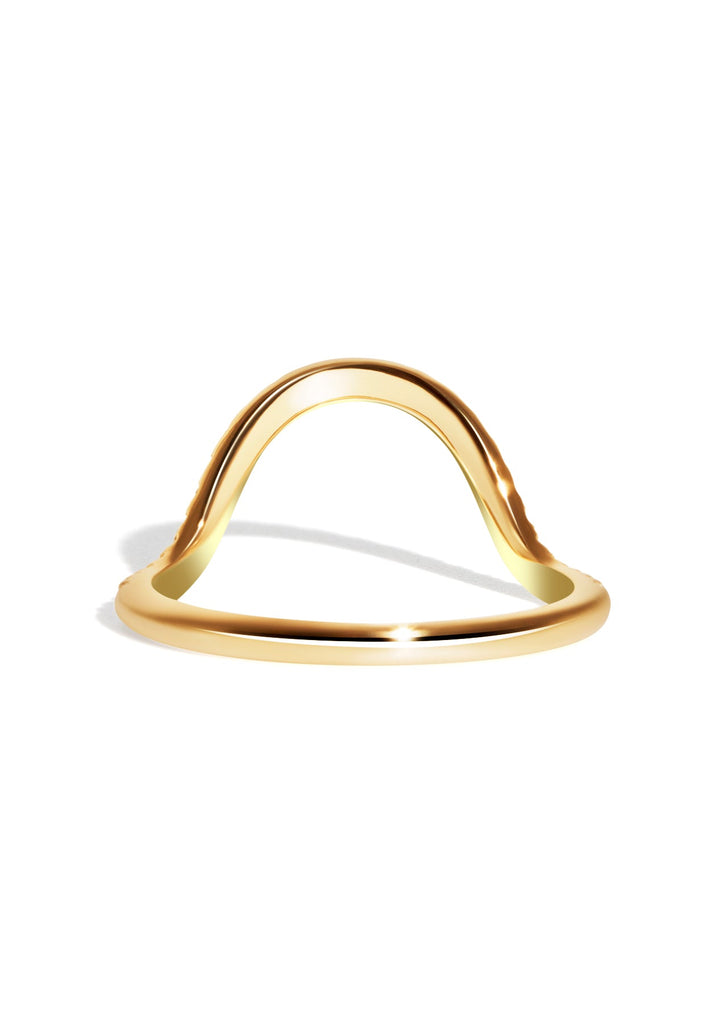 The Swoon Sapphire Yellow Gold Band