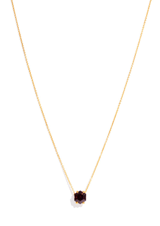 The Margot Necklace with 2.68ct Cherry Tourmaline
