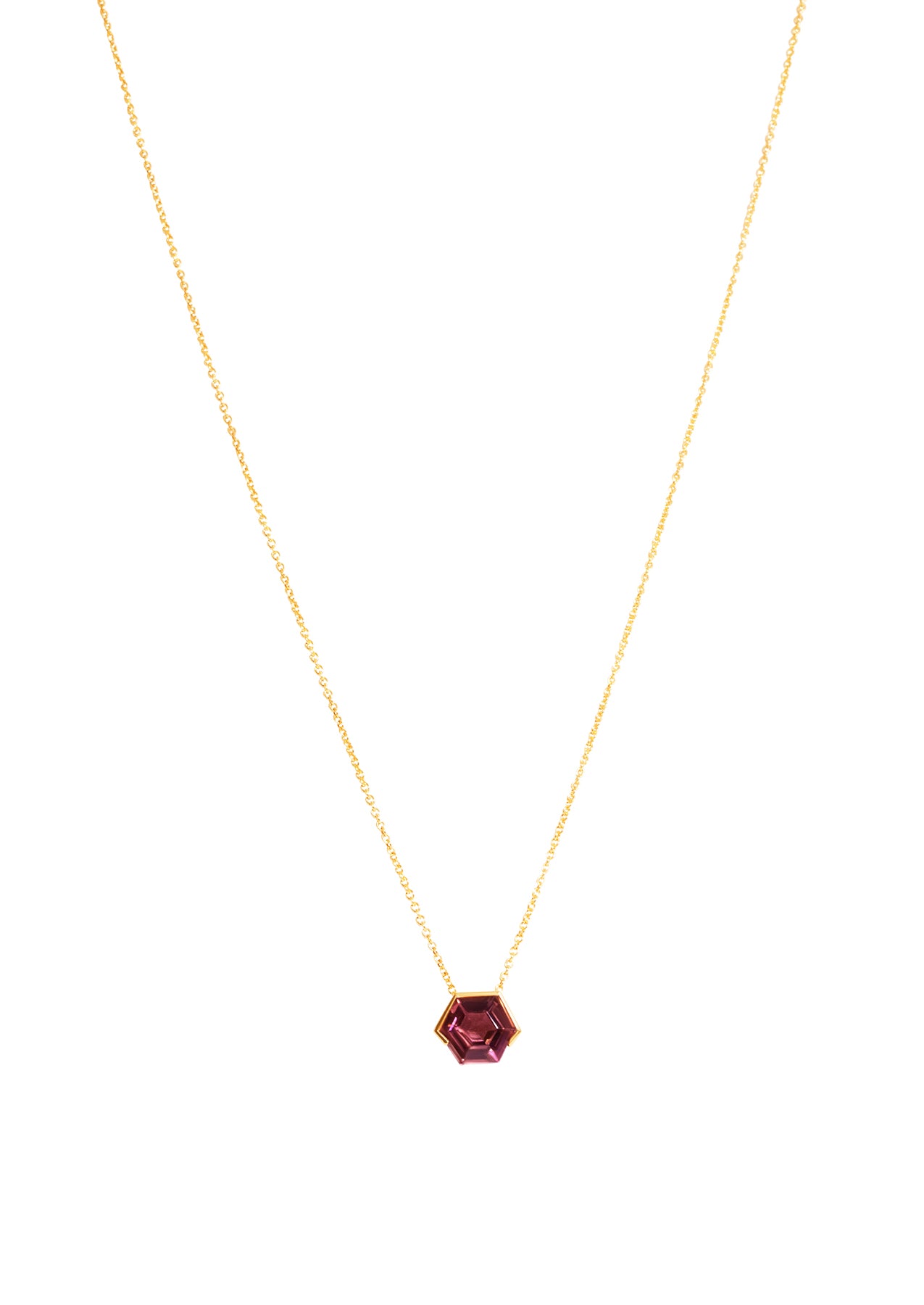 The Ottilie Necklace with 2.85ct Peach Tourmaline