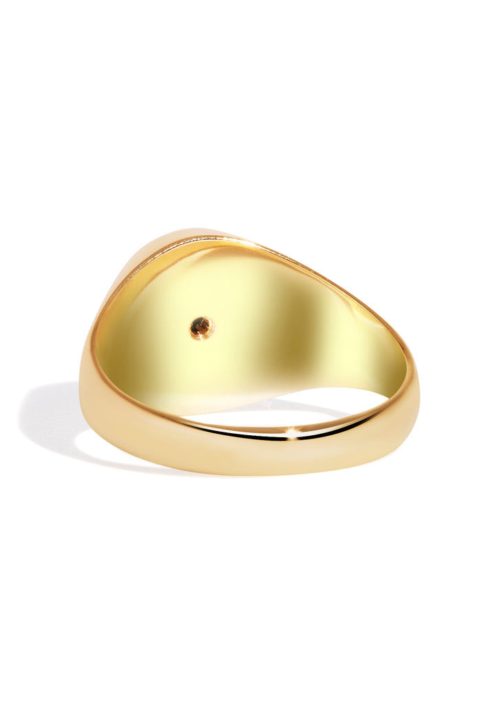 The Apollo Yellow Gold Signet Ring