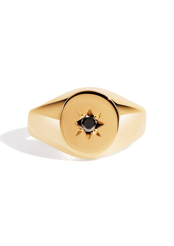 The Apollo Yellow Gold Signet Ring