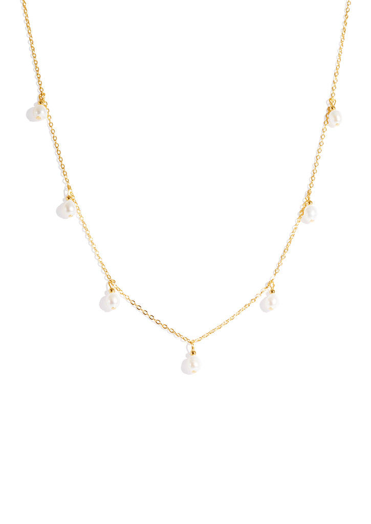 The Sunbeam Pearl 14ct Gold Vermeil Necklace