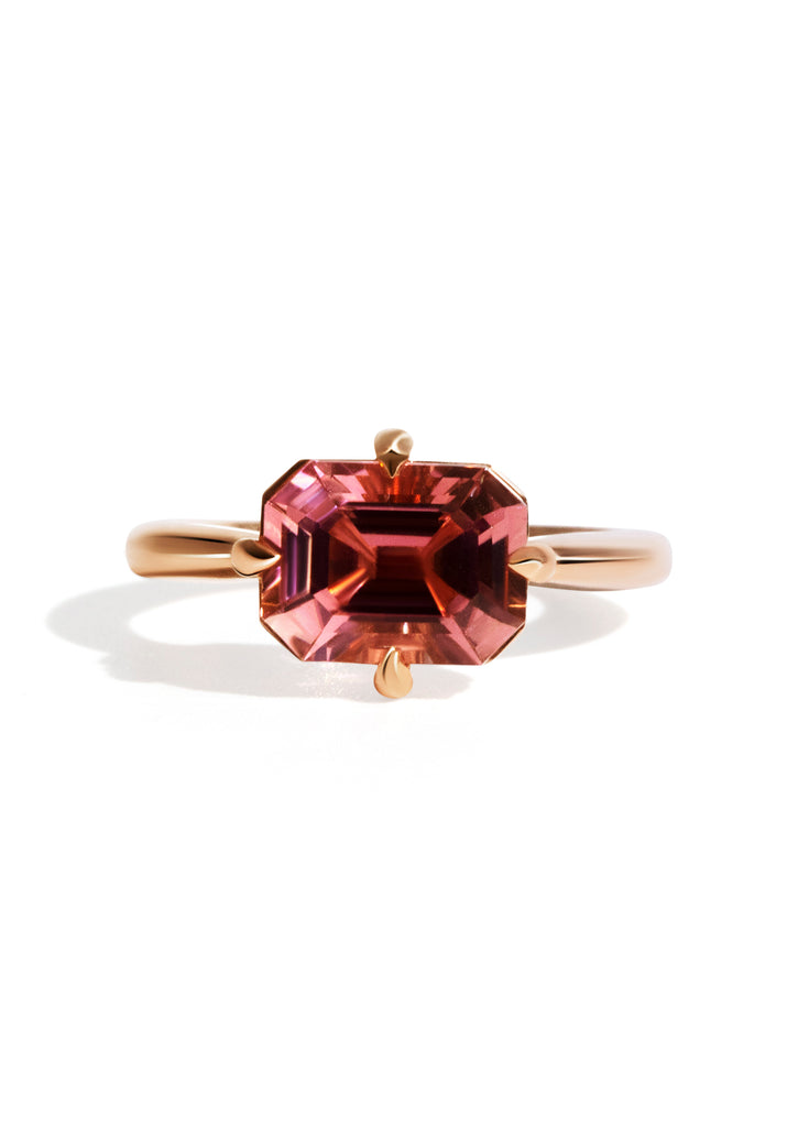 The June Ring with 2.94ct Emerald Pink Tourmaline