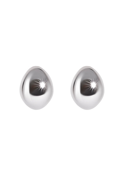 The Billow Silver Stud Earrings