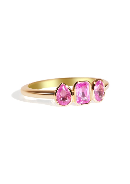 The Beatrice Ring with 4.74ct Pink Sapphire