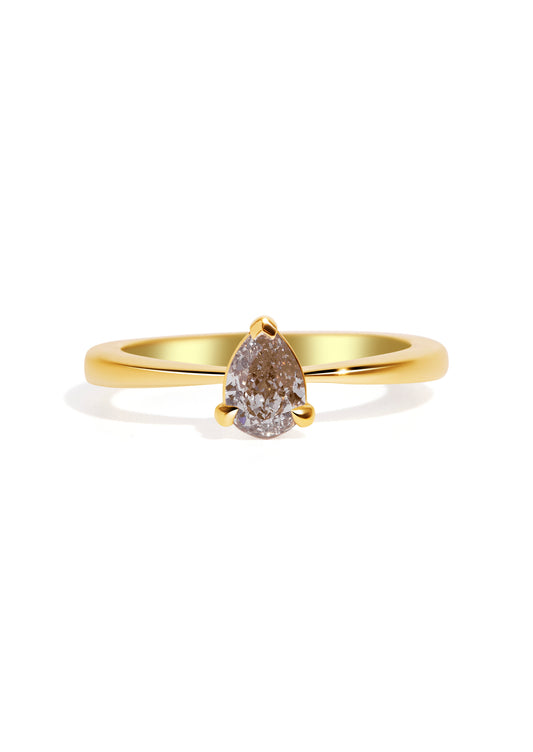 The June Ring with 0.71ct Pear Diamond