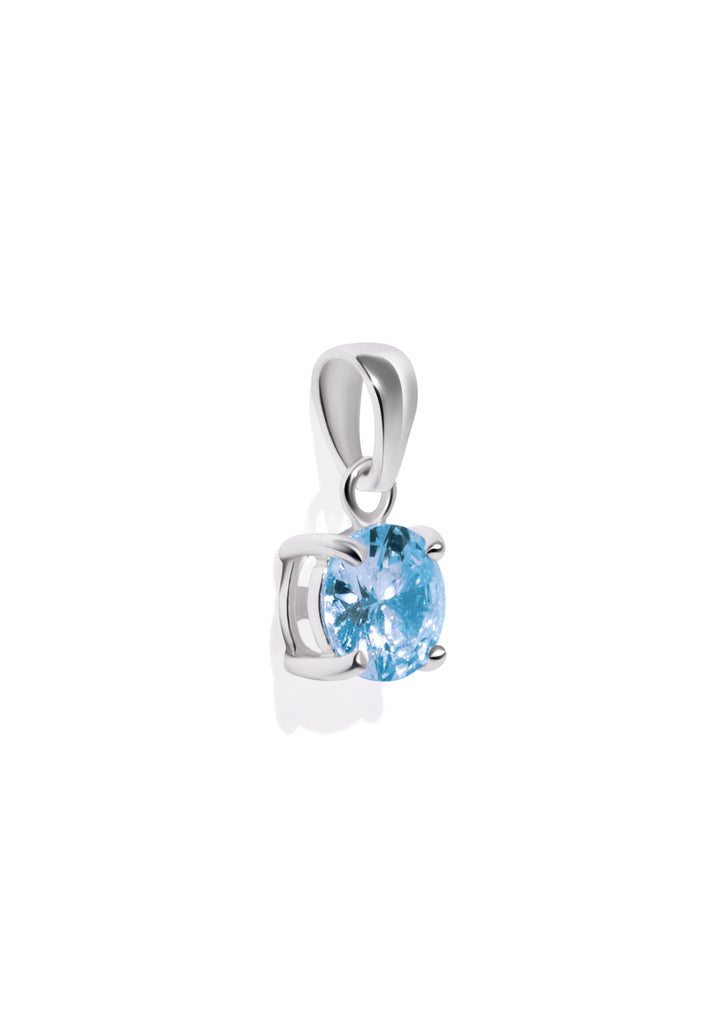 The Grande Fête Aquamarine Silver Pendant