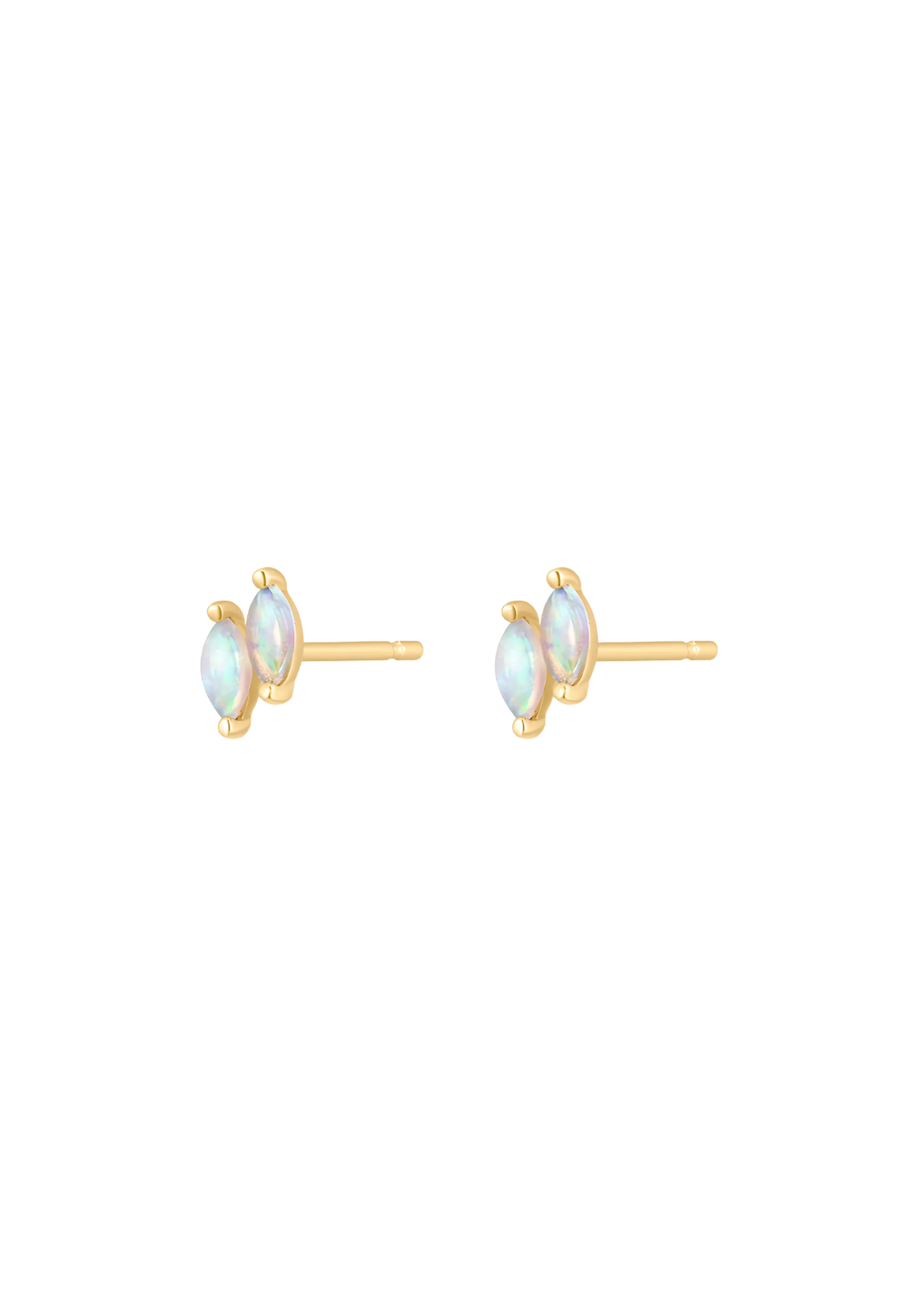 The Spellbound Opal 14ct Solid Gold Stud Earrings