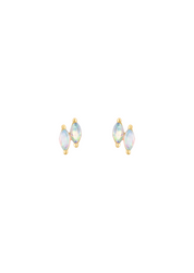 The Spellbound Opal 14ct Solid Gold Stud Earrings