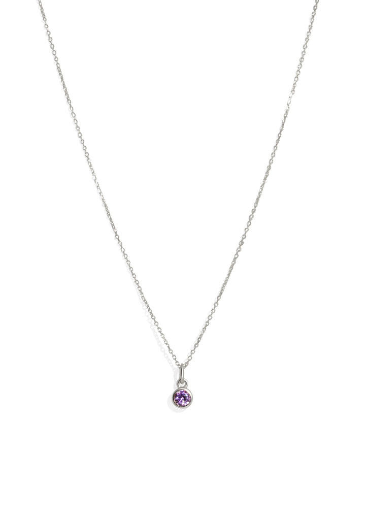 The Baby Fête Amethyst Silver Pendant