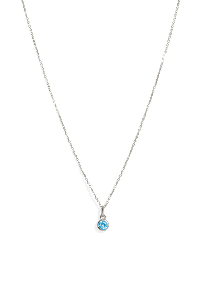 The Baby Fête Blue Topaz Silver Pendant