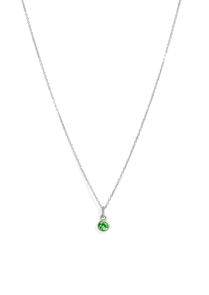 The Baby Fête Emerald Silver Pendant